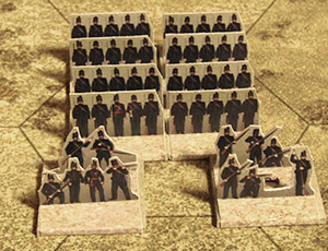 Just Paper Battles Crimea - British troops (10mm) 1854 Alma