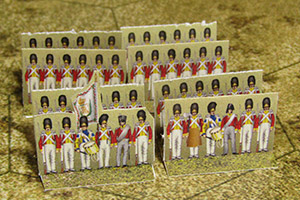 Just Paper Battles Napoleonics - Saxon army 1810-1813 Königlich Sächsische Heer (10mm)