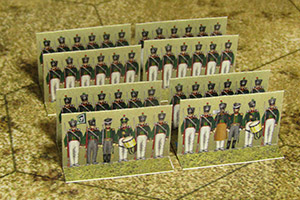 Just Paper Battles Napoleonics - Saxon army 1810-1813 Königlich Sächsische Heer (10mm)