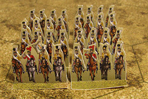 Just Paper Battles Napoleonics - Saxon army 1810-1813 Königlich Sächsische Heer (10mm)