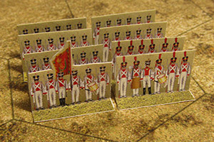 Just Paper Battles Napoleonics - Saxon army 1810-1813 Königlich Sächsische Heer (10mm)