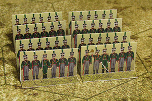 Just Paper Battles Napoleonics - Saxon army 1810-1813 Königlich Sächsische Heer (10mm)