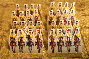 Just Paper Battles Napoleonics - Saxon army 1810-1813 Königlich Sächsische Heer (10mm)