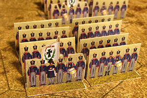 Just Paper Battles Napoleonics - Saxon army 1810-1813 Königlich Sächsische Heer (10mm)