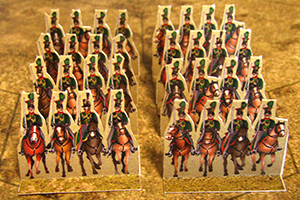 Just Paper Battles Napoleonics - Saxon army 1810-1813 Königlich Sächsische Heer (10mm)