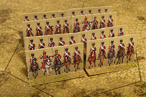 Just Paper Battles Napoleonics - Saxon army 1810-1813 Königlich Sächsische Heer (6mm)