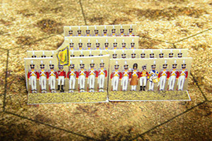 Just Paper Battles Napoleonics - Saxon army 1810-1813 Königlich Sächsische Heer (6mm)