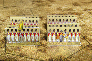 Just Paper Battles Napoleonics - Saxon army 1810-1813 Königlich Sächsische Heer (6mm)