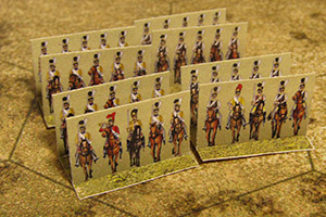 Just Paper Battles Napoleonics - Saxon army 1810-1813 Königlich Sächsische Heer (6mm)