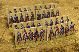 Just Paper Battles Napoleonics - Saxon army 1810-1813 Königlich Sächsische Heer (6mm)