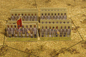 Just Paper Battles Napoleonics - Saxon army 1810-1813 Königlich Sächsische Heer (6mm)