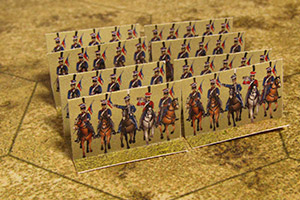 Just Paper Battles Napoleonics - Saxon army 1810-1813 Königlich Sächsische Heer (6mm)