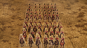 Just Paper Battles Crimea - British troops (10mm) Heavy Brigade 1854 Balaclava Modular Paper 2,5D Wargames System