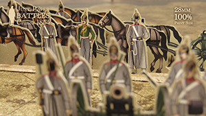 Just Paper Battles Crimea - Russian Army. Horse Artillery. Alma 1854 (28mm)