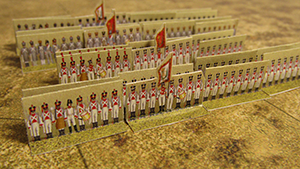 Just Paper Battles Napoleonics - Saxon army 1810-1813 Königlich Sächsische Heer (6mm)