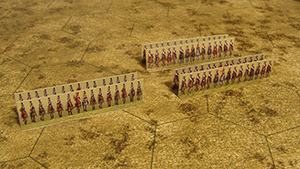 Just Paper Battles Napoleonics - Saxon army 1810-1813 Königlich Sächsische Heer (6mm)