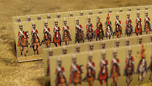 Just Paper Battles Napoleonics - Saxon army 1810-1813 Königlich Sächsische Heer (6mm)