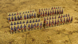 Just Paper Battles Napoleonics - Saxon army 1810-1813 Königlich Sächsische Heer (6mm)