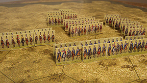 Just Paper Battles Napoleonics - Saxon army 1810-1813 Königlich Sächsische Heer (6mm)