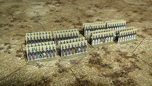 Just Paper Battles Napoleonics - Saxon army 1810-1813 Königlich Sächsische Heer (6mm)