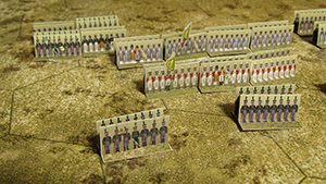 Just Paper Battles Napoleonics - Saxon army 1810-1813 Königlich Sächsische Heer (6mm)