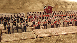 Just Paper Battles Crimea - British troops (10mm) 1854 Alma Modular Paper 2,5D Wargames System