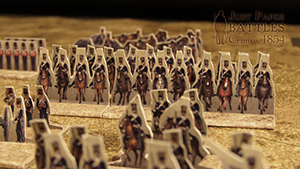 Just Paper Battles Crimea - British troops (10mm) 1854 Alma Modular Paper 2,5D Wargames System