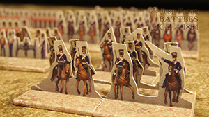 Just Paper Battles Crimea - British troops (10mm) 1854 Alma Modular Paper 2,5D Wargames System