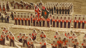 Just Paper Battles Crimea - British troops (10mm) 1854 Alma Modular Paper 2,5D Wargames System