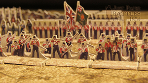 Just Paper Battles Crimea - British troops (10mm) 1854 Alma Modular Paper 2,5D Wargames System