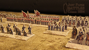 Just Paper Battles Crimea - British troops (10mm) 1854 Alma Modular Paper 2,5D Wargames System