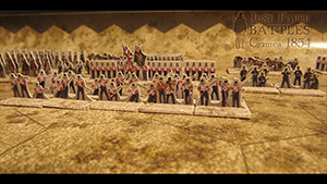 Just Paper Battles Crimea - British troops (10mm) 1854 Alma Modular Paper 2,5D Wargames System