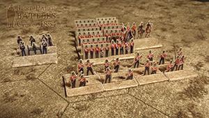 Just Paper Battles Crimea - British troops (10mm) 1854 Alma Modular Paper 2,5D Wargames System