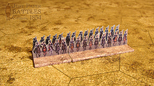 Just Paper Battles Crimea - British troops (6mm) 1854 Alma Modular Paper 2,5D Wargames System