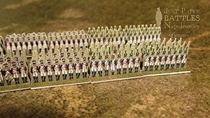 Just Paper Battles Napoleonics - French Army (6mm) 1807-1810  LInfanterie de Ligne. Modular Paper 2,5D Wargames System