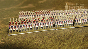 Just Paper Battles Napoleonics - French Army (6mm) 1807-1810  LInfanterie de Ligne. Modular Paper 2,5D Wargames System
