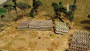 Just Paper Battles Napoleonics - French Army (6mm) 1807-1810  LInfanterie de Ligne. Modular Paper 2,5D Wargames System