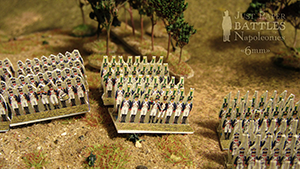 Just Paper Battles Napoleonics - French Army (6mm) 1807-1810  LInfanterie de Ligne. Modular Paper 2,5D Wargames System