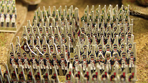 Just Paper Battles Napoleonics - French Army (6mm) 1807-1810  LInfanterie de Ligne. Modular Paper 2,5D Wargames System