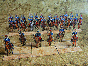 Just Paper Battles Crimea - L'Armée Française. Chasseurs d'Afrique (28mm) Balaclava 1854