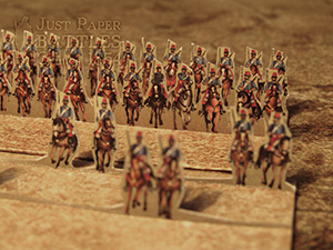 Just Paper Battles Crimea - L'Arm&eacute;e Fran&ccedil;aise. Chasseurs d'Afrique (6mm) Balaclava 1854