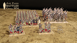 Just Paper Battles Crimea - papercraft, Crimean War, Guerre de Crimee. Alma 1854