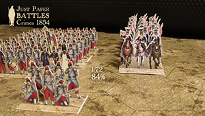 Just Paper Battles Crimea - papercraft, Crimean War, Guerre de Crimee. Alma 1854