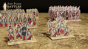 Just Paper Battles Crimea - papercraft, Crimean War, Guerre de Crimee. Alma 1854