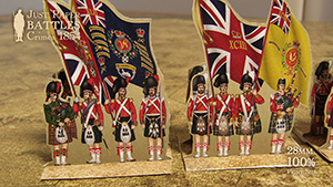 Just Paper Battles Crimea - British troops. Highland Brigade. Alma 1854 (28mm)