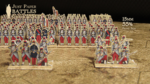 Just Paper Battles Crimea - Infantry, papercraft, Crimean War, Guerre de Crimee. Alma 1854