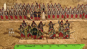 Just Paper Battles Crimea - Infantry, papercraft, Crimean War, Guerre de Crimee. Alma 1854