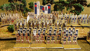 Just Paper Battles Samurai - Uesugi Kenshin troops (10mm) 上杉謙信軍 (戦國時代). Modular Paper 2,5D Wargames System.