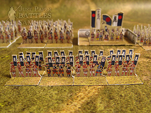 Just Paper Battles Samurai - Uesugi Kenshin troops (6mm) 上杉謙信軍 (戦國時代). Modular Paper 2,5D Wargames System.