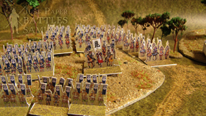 Just Paper Battles Samurai - Uesugi Kenshin troops (6mm) 上杉謙信軍 (戦國時代). Modular Paper 2,5D Wargames System.